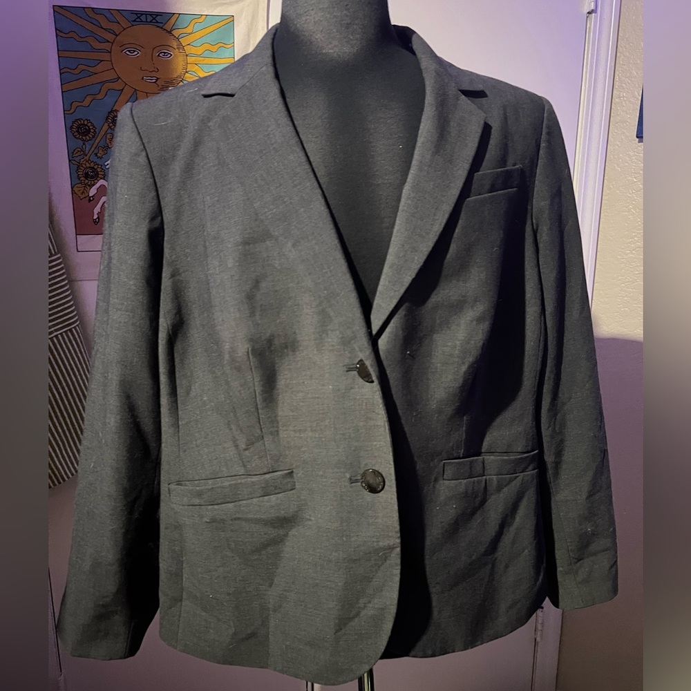 Calvin Klein Charcoal Women's Blazer